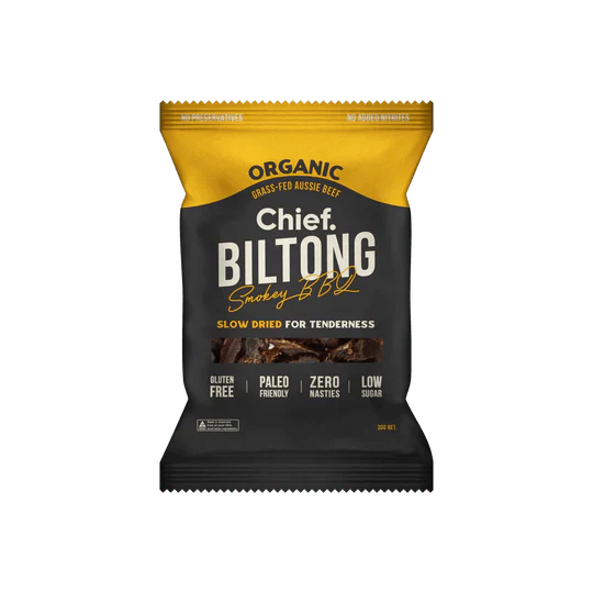 Smokey BBQ Beef Biltong - Yo Keto