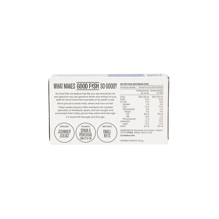 Spanish Mackerel in Natural Water - 120g Can