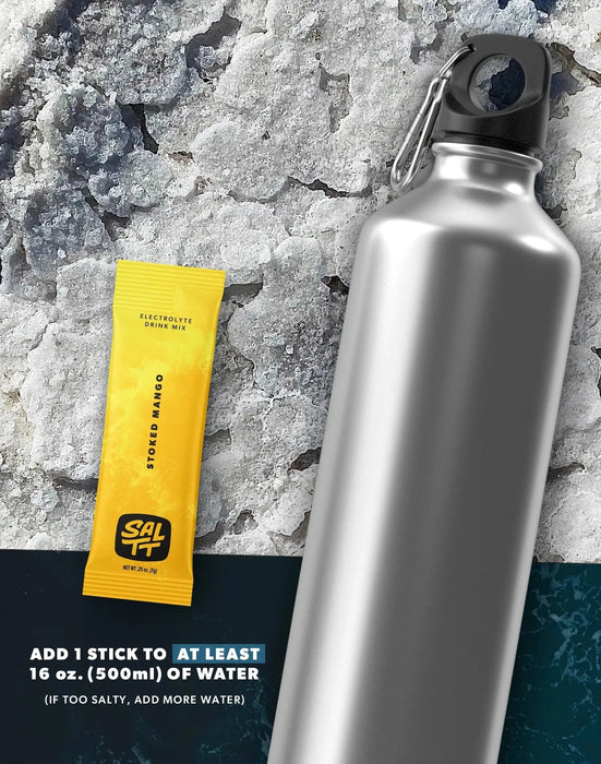 Stoked Mango Electrolyte Drink Mix - 30 Sticks - SALTT