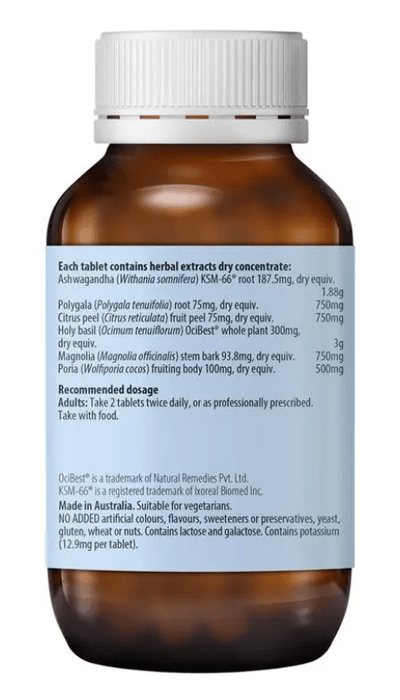 Stress & Anxiety with Ashwagandha - 60 Tablets