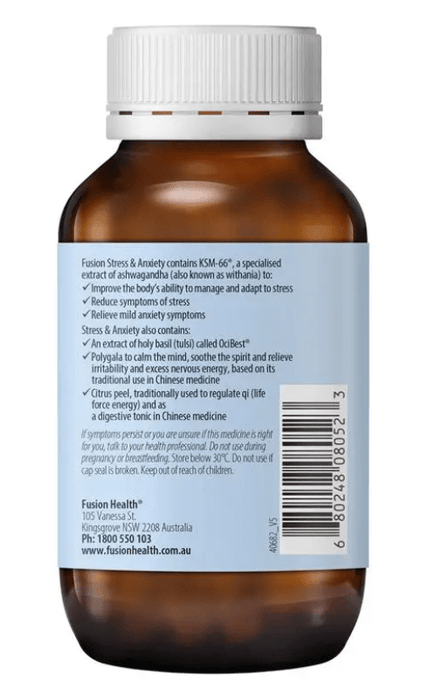 Stress & Anxiety with Ashwagandha - 60 Tablets