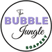 The Bubble Jungle logo featuring the brand name and soapery in a clean, modern design for Tidal Blush Salt Bar Tallow Soap - 160g.