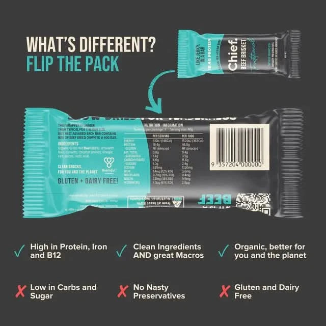 Beef Brisket Bar - Traditional - Box of 12