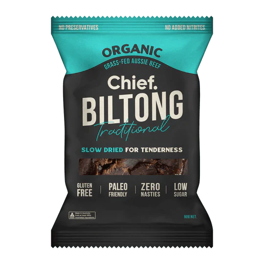 Traditional Beef Biltong - 90g - Carnivore store