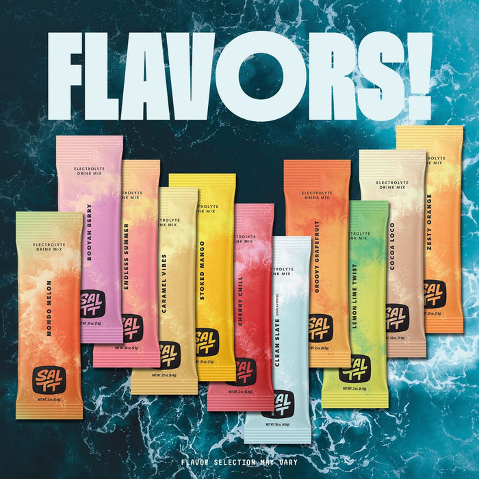 Ultra Variety Electrolyte Drink Mix - 15 Sticks - SALTT