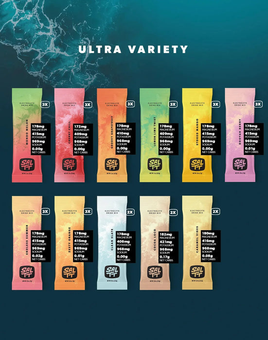 Ultra Variety Electrolyte Drink Mix - 30 Sticks - Carnivore Store