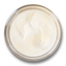Whipped Tallow - Face And Body Balm - Lemongrass - 80g by Handmaid with smooth creamy texture in transparent jar