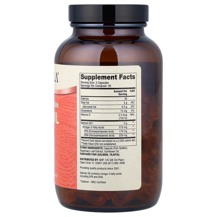 Wild Caught Alaskan Salmon Oil - 90 Capsules - Dr. Mercola