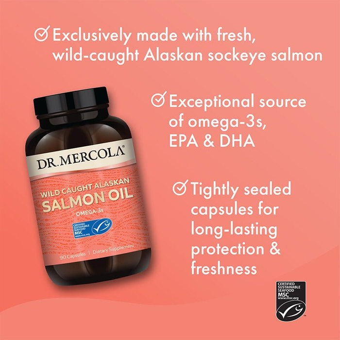 Wild Caught Alaskan Salmon Oil - 90 Capsules - Carnivore Store