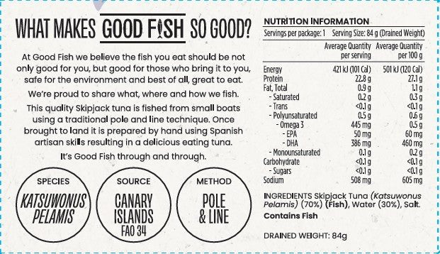 Wild Caught Tuna Fillets in Brine - 120g Can x 10 - Yo Keto