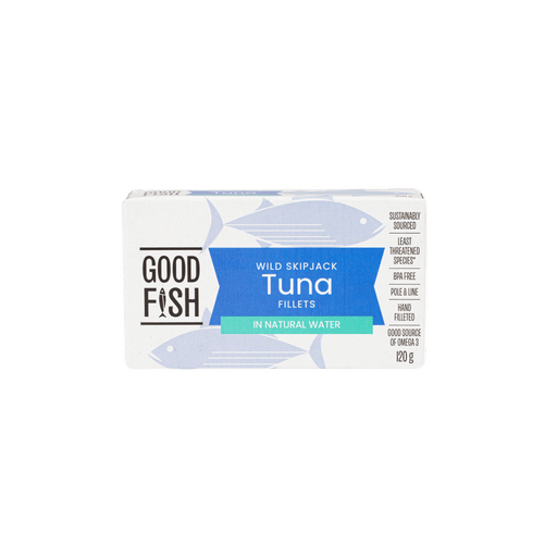 Wild Caught Tuna Fillets in Natural Water - 120g Can - Yo Keto