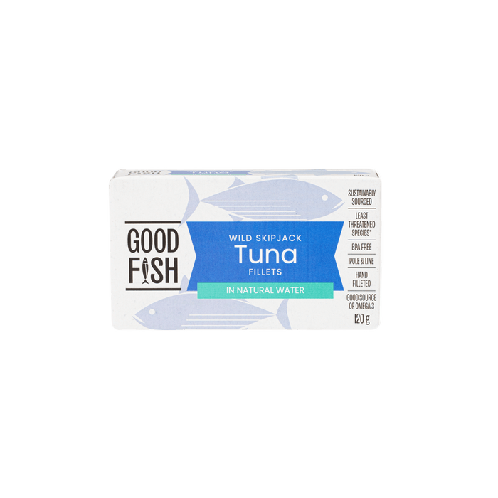 Wild Caught Tuna Fillets in Natural Water - 120g Can - Yo Keto