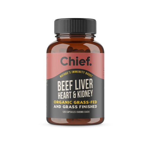 Immunity Boost - Organic Beef Liver, Heart & Kidney - 120 caps - Carnivore Store